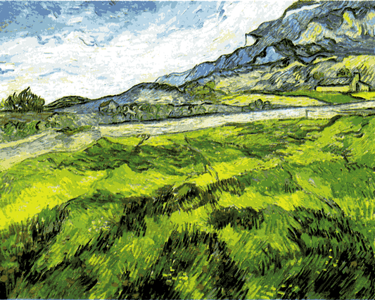 Vincent Van Gogh PD - (56) - Green Wheat Field - Van-Go Paint-By-Number Kit