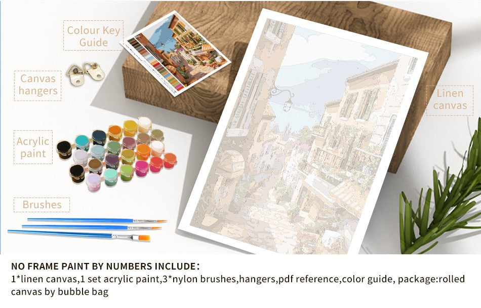Paris Collection OD (21) - Eiffel Tower Lighted - Van-Go Paint-By-Number Kit