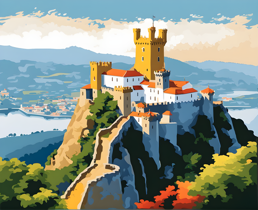 Castles OD - Castelo dos Mouros, Portugal (84) - Van-Go Paint-By-Number Kit