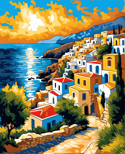 CRETE, Greece (2) - Van-Go Paint-By-Number Kit