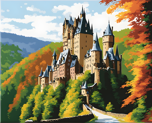 Castles OD - Eltz Castle, Germany (83) - Van-Go Paint-By-Number Kit
