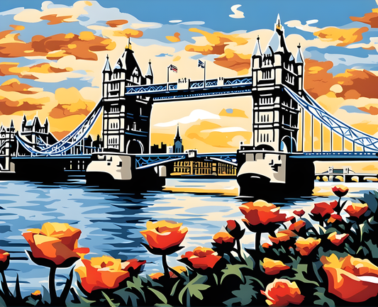 London Bridge - Van-Go Paint-By-Number Kit