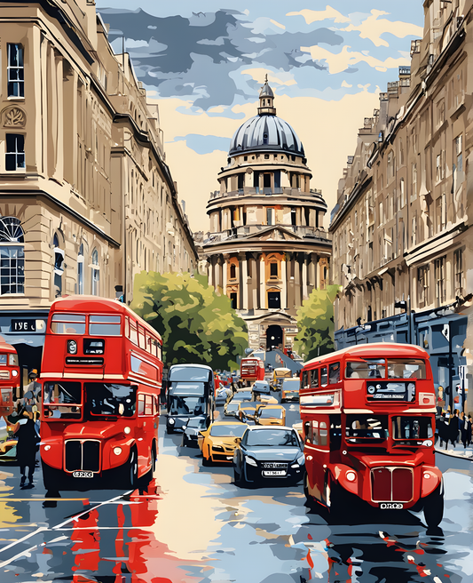 Oxford Street, London (1) - Van-Go Paint-By-Number Kit