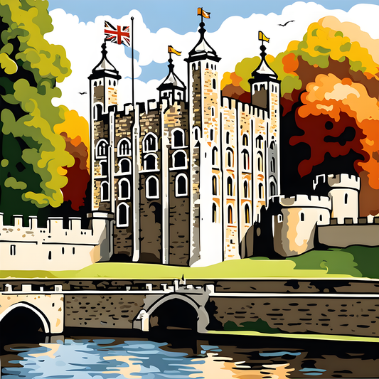 Tower of London (1) - Van-Go Paint-By-Number Kit