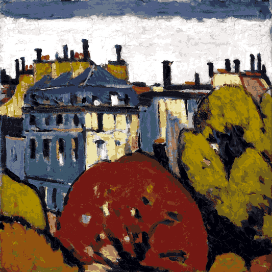 H. Lyman Saÿen Collection PD (13) - Landscape, Paris - Van-Go Paint-By-Number Kit
