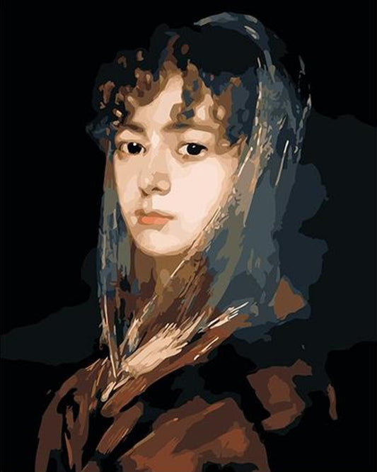 Francisca Sabasa Garcia by Francisco Goya - Van-Go Paint-By-Number Kit