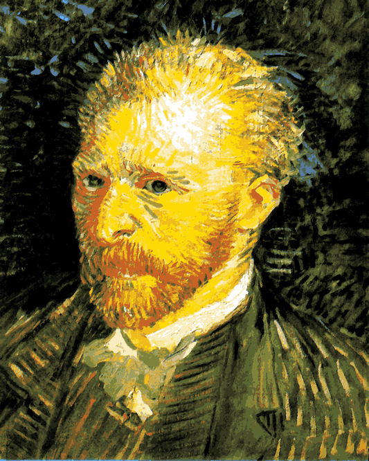 Painting by Vincent Van Gogh PD (103) - Self-portrait - Van-Go Paint-By-Number Kit (Copy)