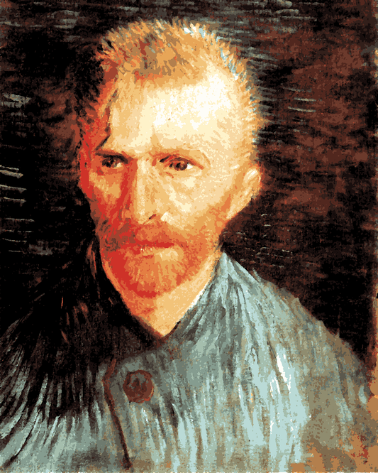 Van-Gogh Self Portrait PD (109) - Self-Portrait - Van-Go Paint-By-Number Kit