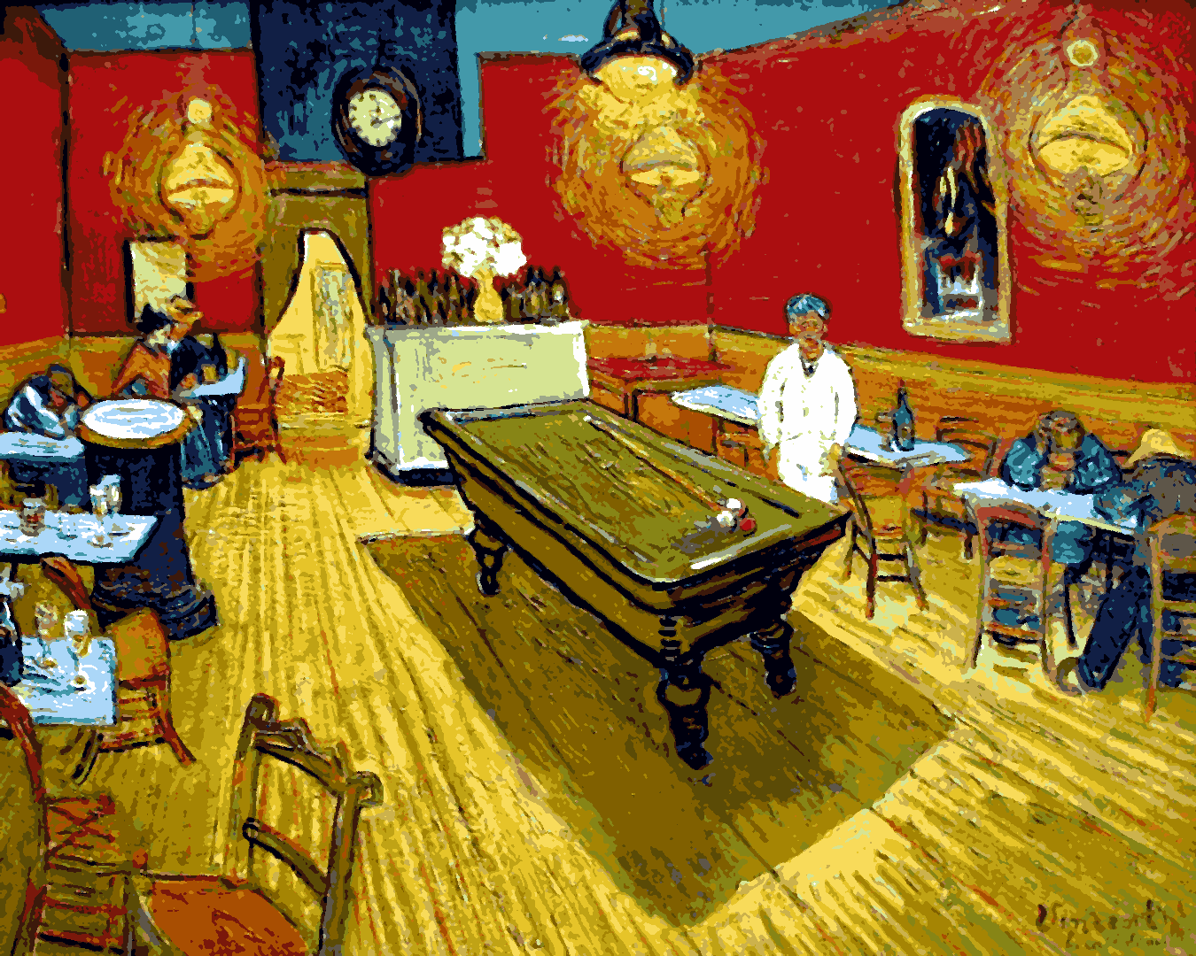 Vincent Van Gogh PD - (149) - The Night Café - Van-Go Paint-By-Number Kit