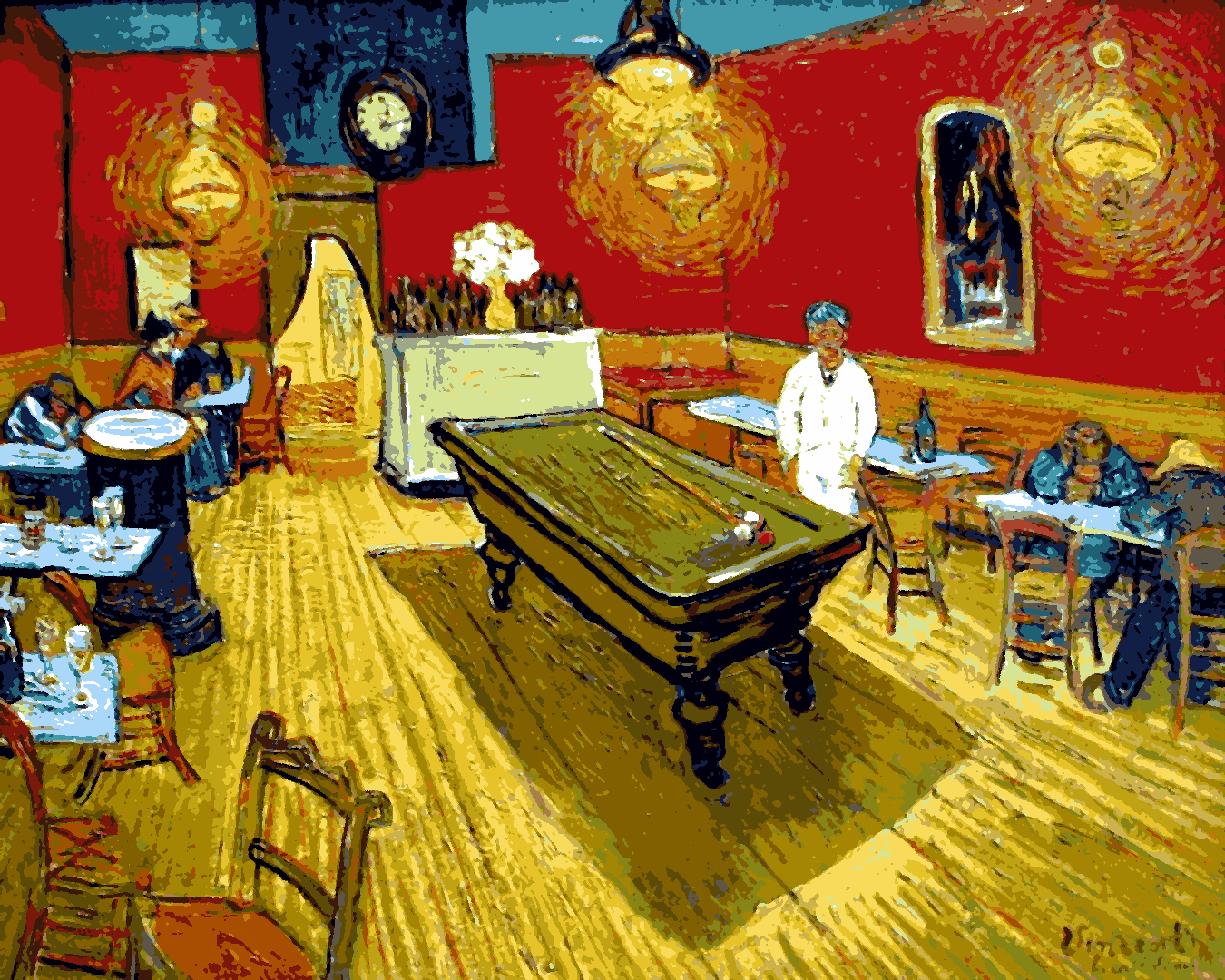 Van-Gogh Painting PD - (149) - The Night Café - Van-Go Paint-By-Number Kit