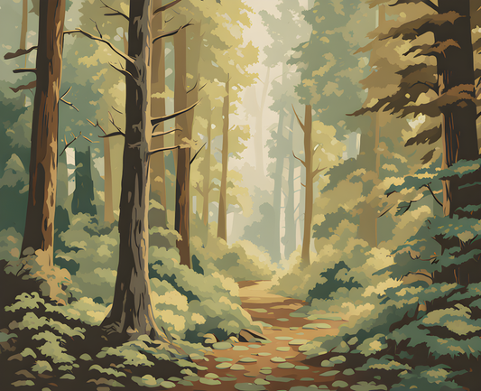 Forest Mist (1) - Van-Go Paint-By-Number Kit