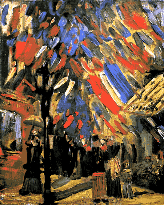 Van-Gogh Painting PD - (47) - Fourteenth of July Celebration in Paris - Van-Go Paint-By-Number Kit