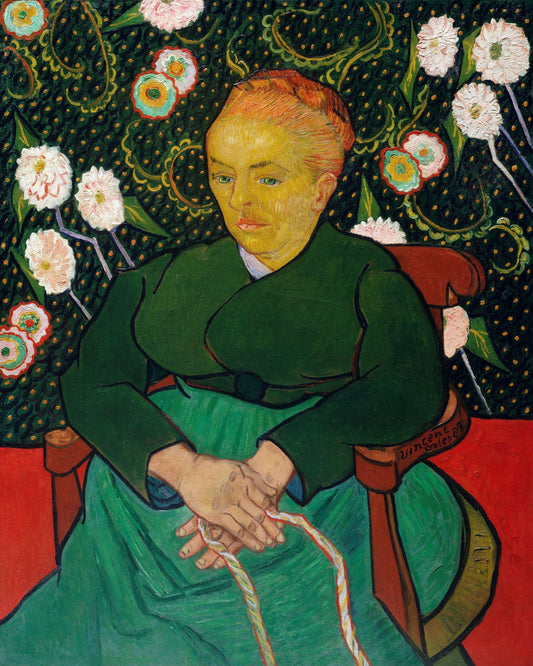 Woman Rocking a Cradle by Vincent Van Gogh - Van-Go Paint-By- Number Kit (F73)