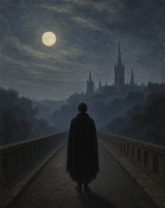 Amazing Places OD (391D) - Edinburgh, Moonlight Over Dean Bridge, Scotland - Van-Go Paint-By-Number Kit