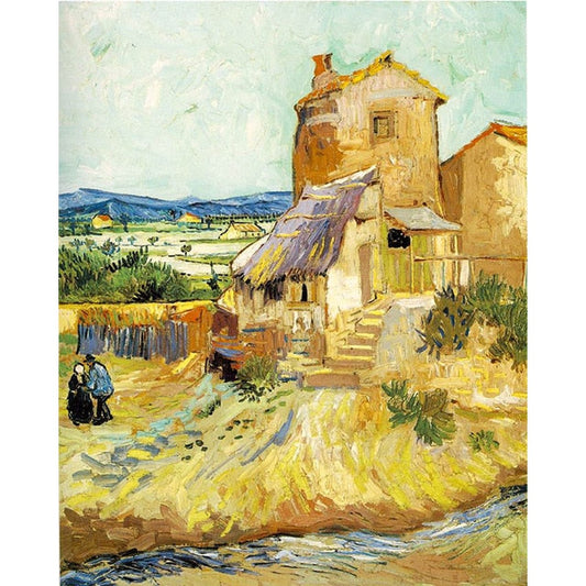 Old mill by Vincent Van Gogh - Van-Go Paint-By-Number Kit