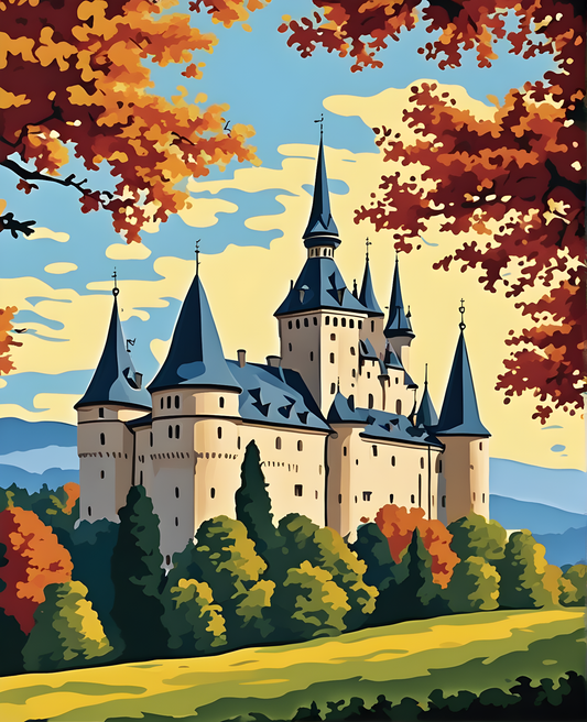 Castles OD - Bojnice Castle, Slovakia (31) - Van-Go Paint-By-Number Kit