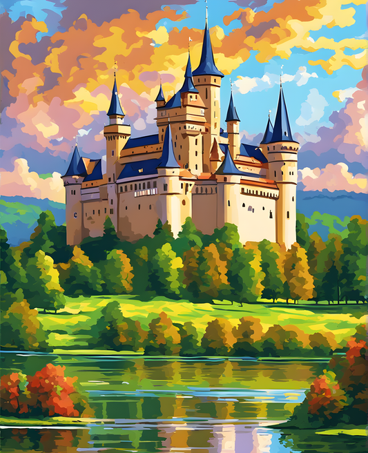 Castles OD - Bojnice Castle, Slovakia (32) - Van-Go Paint-By-Number Kit