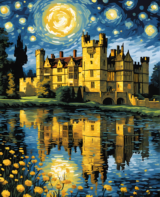 Castles OD - Hever Castle, Kent (14) - Van-Go Paint-By-Number Kit
