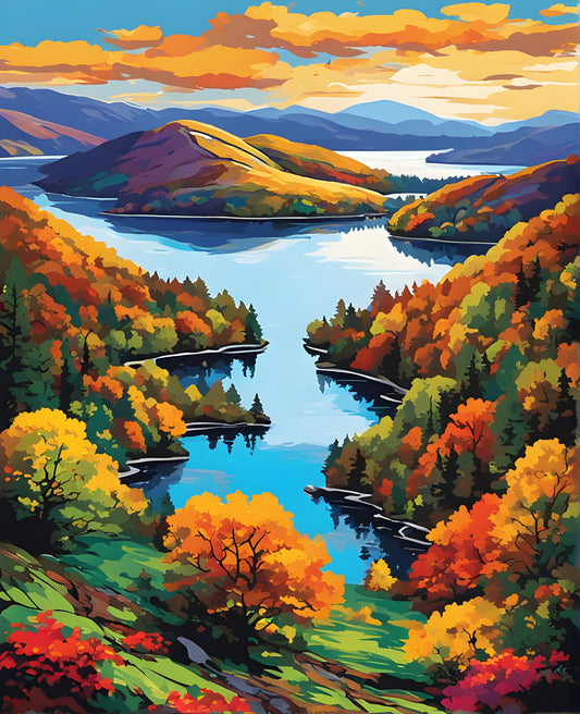 Scotland Collection OD (14) - Loch Lomond - Paint-By-Number Kit
