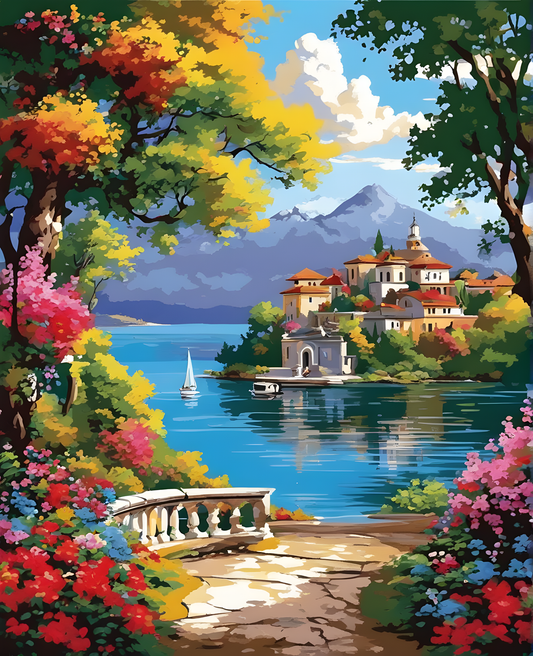 Romantic Hideaway - Van-Go Paint-By-Number Kit