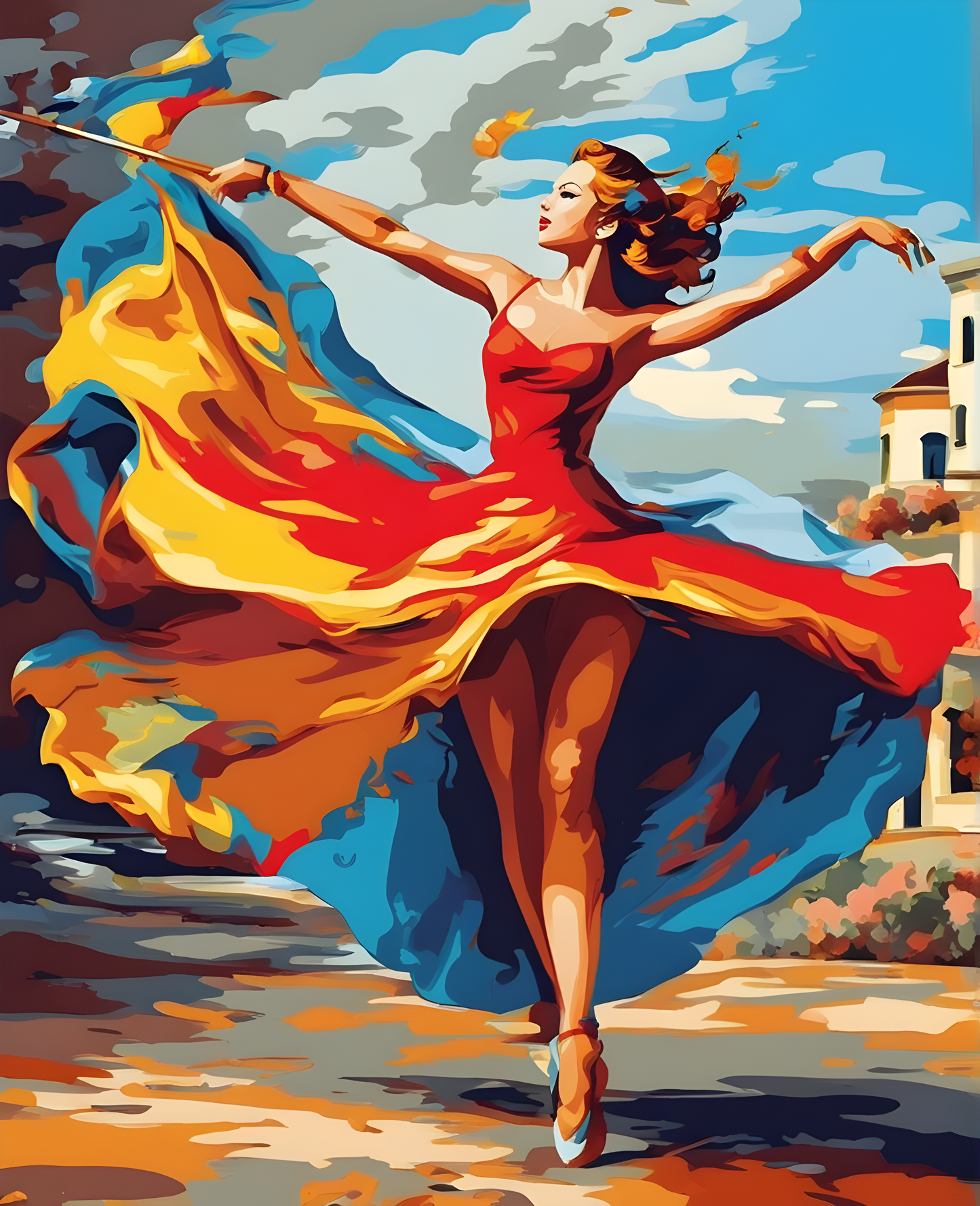 She Dances in Beauty PD - Van-Go Paint-By-Number Kit
