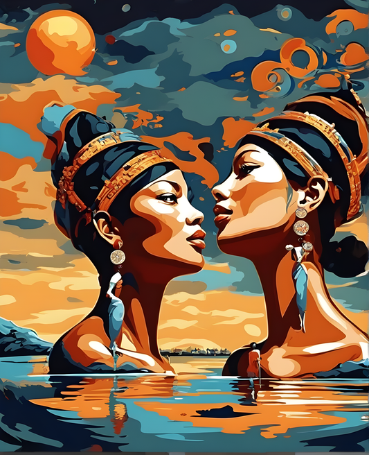 Sisters Of The Sun (1) - Van-Go Paint-By-Number Kit