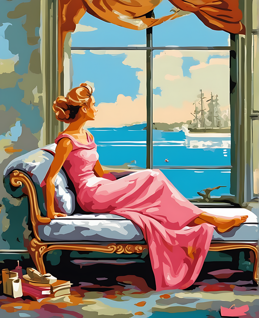 Sofa Day Dreaming (2) - Van-Go Paint-By-Number Kit