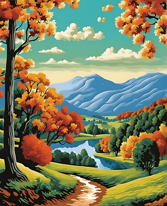 Springs valley (1) - Van-Go Paint-By-Number Kit