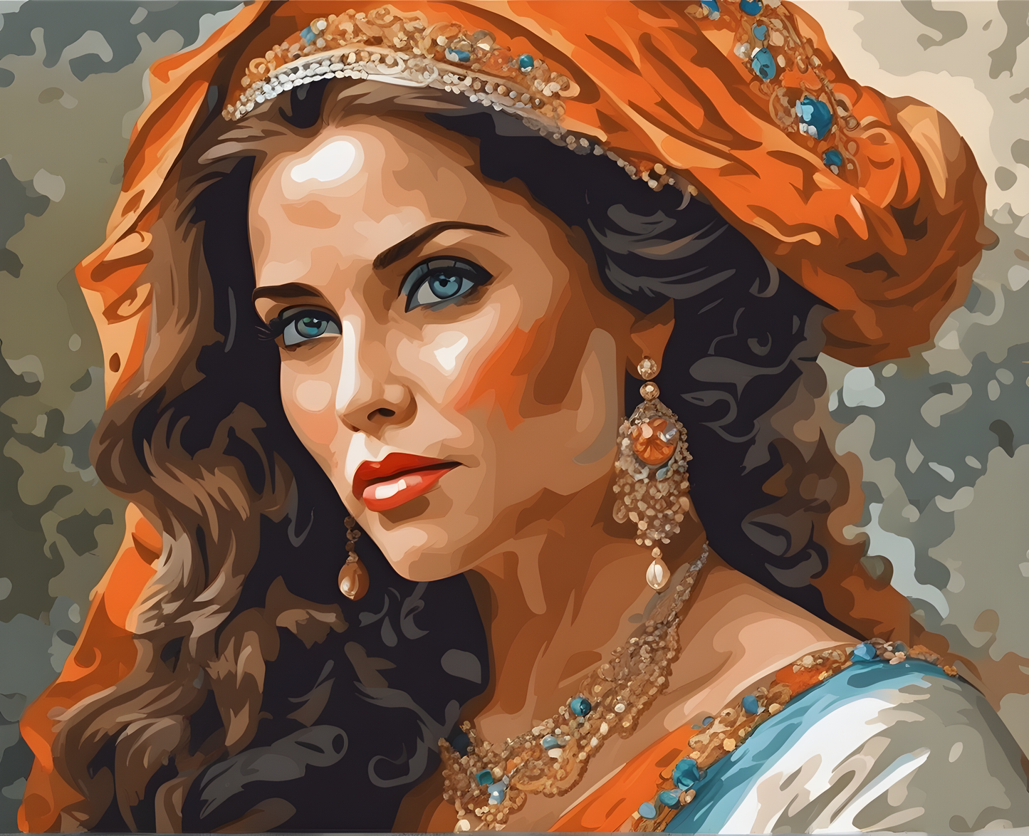 The Beautiful Widow (4) - Van-Go Paint-By-Number Kit