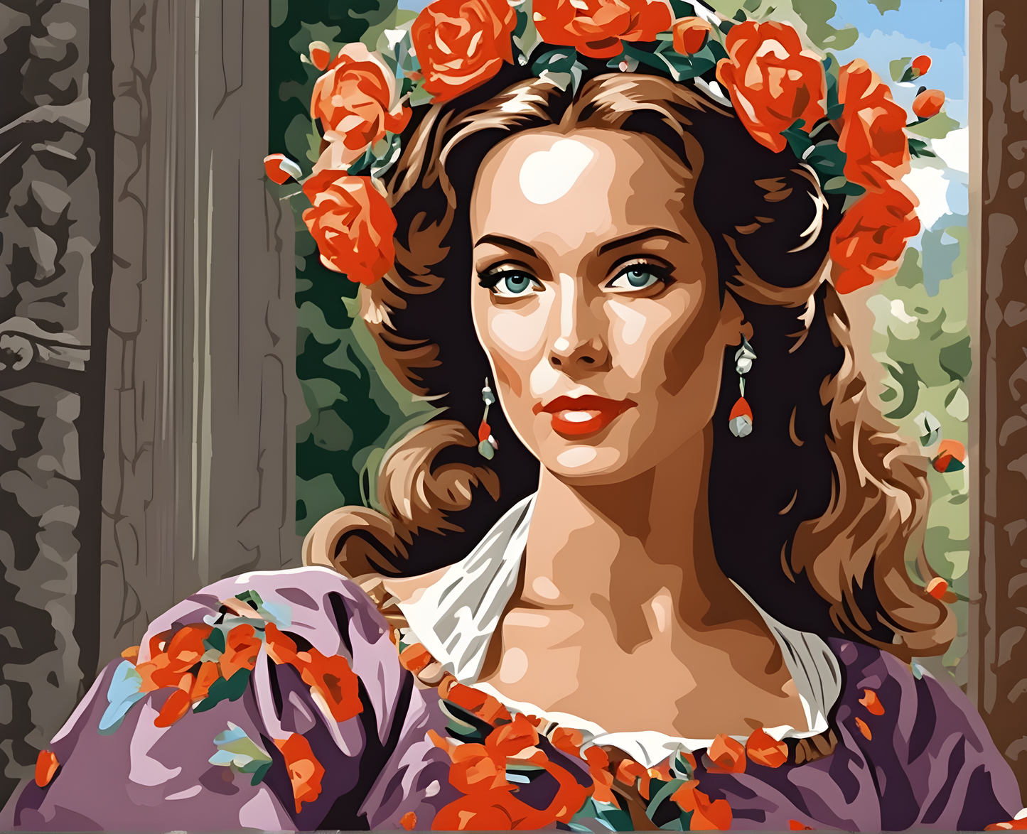 The Beautiful Widow (1) - Van-Go Paint-By-Number Kit