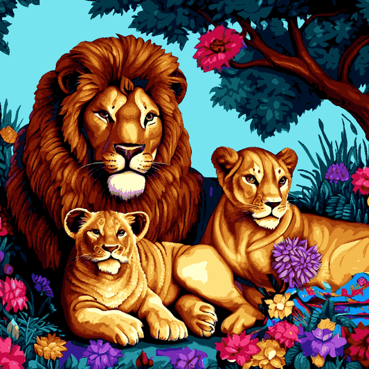 Majestic Family - Van-Go Paint-By-Number Kit