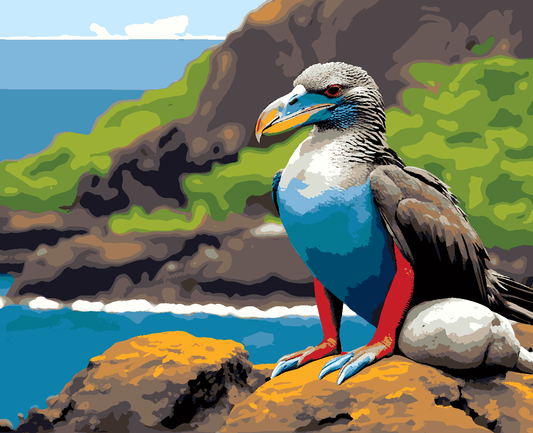 Amazing Places OD (288) - Galapagos Islands - Van-Go Paint-By-Number Kit