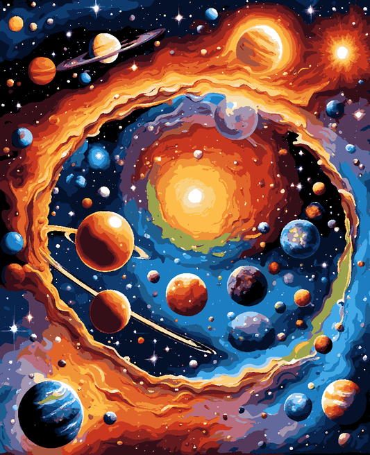 The Universe - Van-Go Paint-By-Number Kit