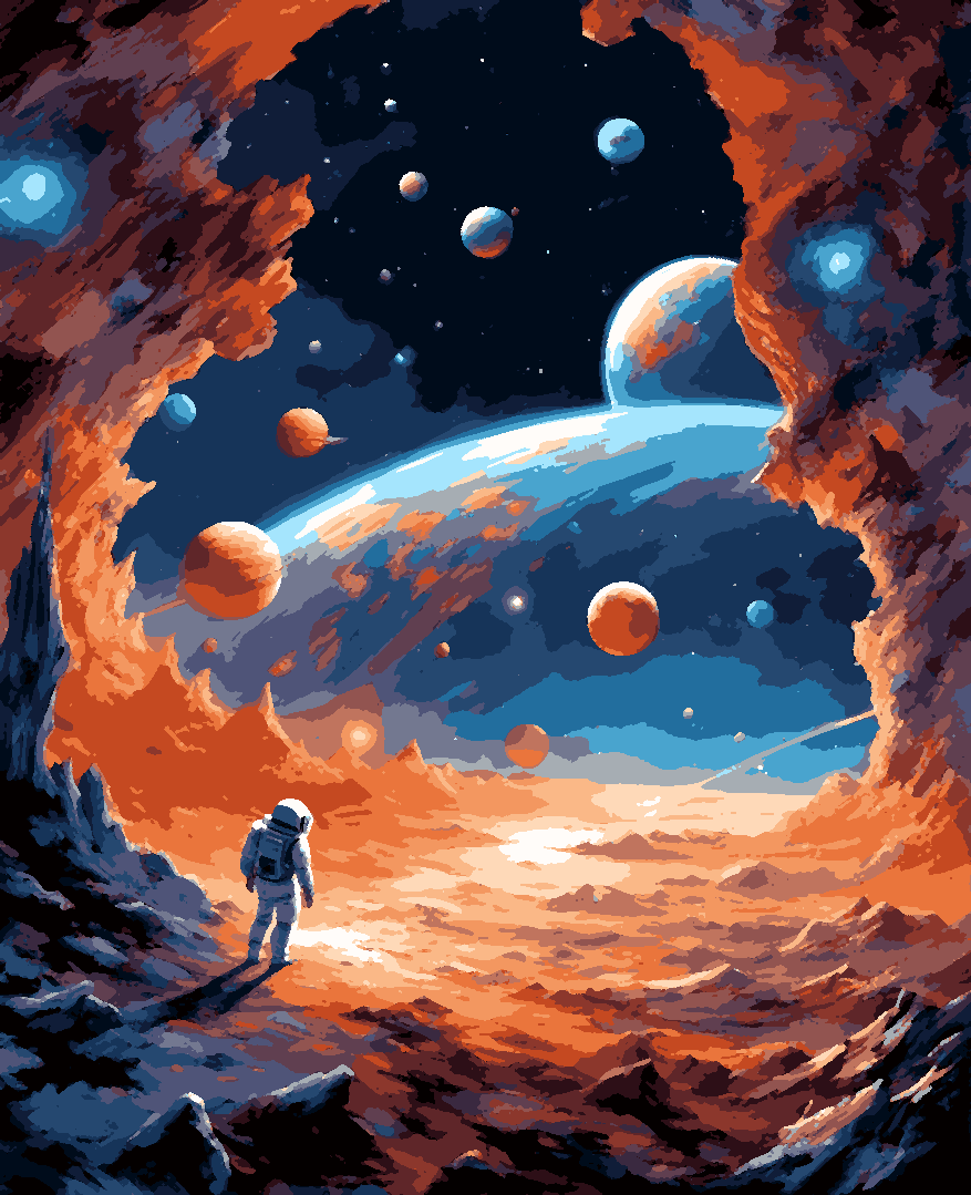 The Space (1) - Van-Go Paint-By-Number Kit