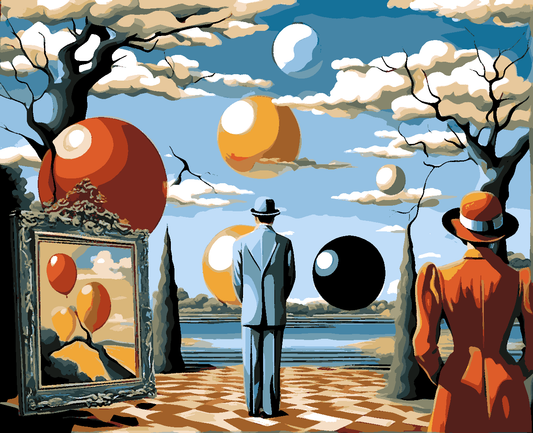 Surrealist Scene - Van-Go Paint-By-Number Kit