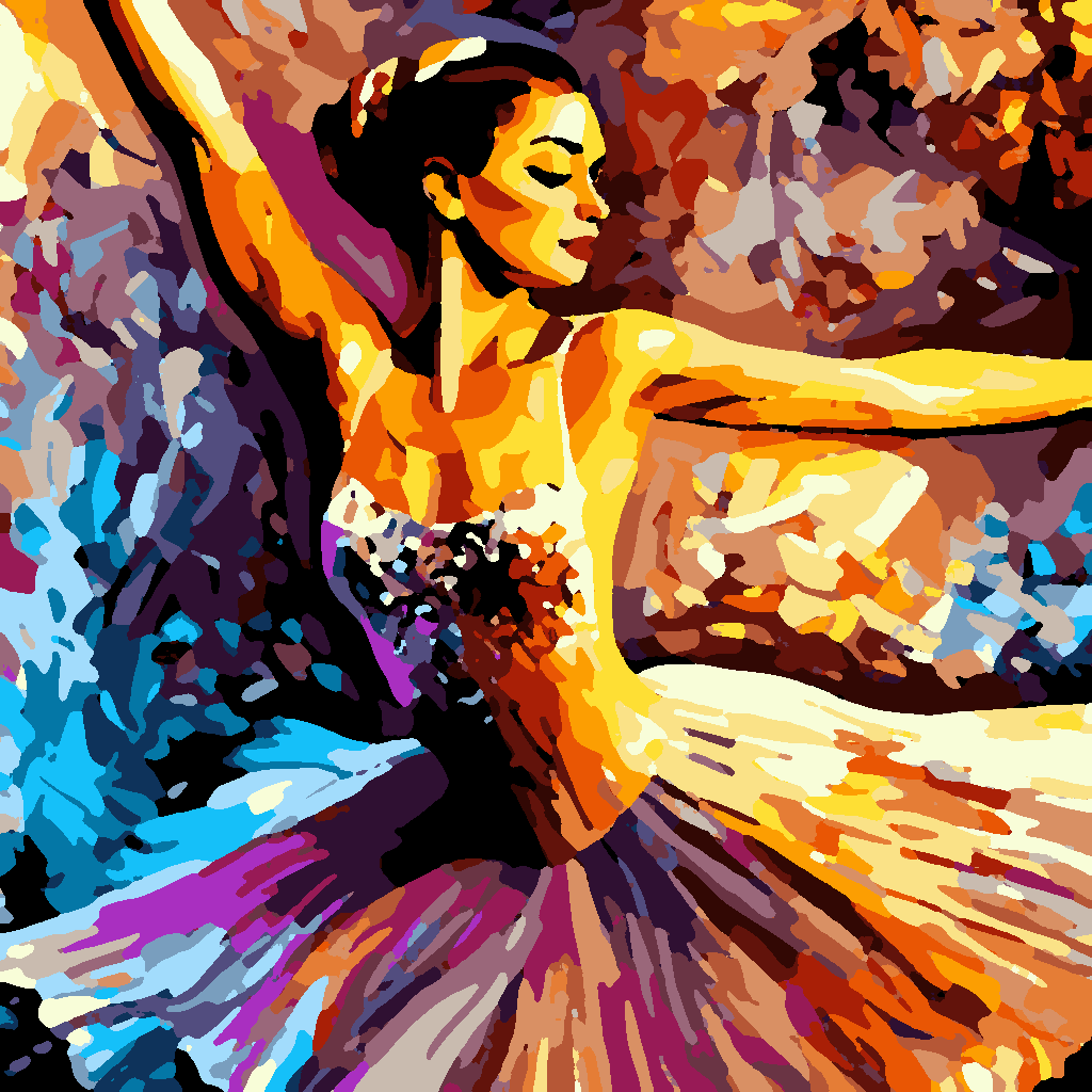 Ballet Dancer (2) - Van-Go Paint-By-Number Kit