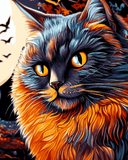 Halloween Cat (11) - Van-Go Paint-By-Number Kit