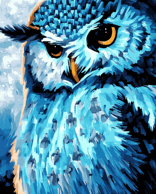 Blue Owl PD - Van-Go Paint-By-Number Kit