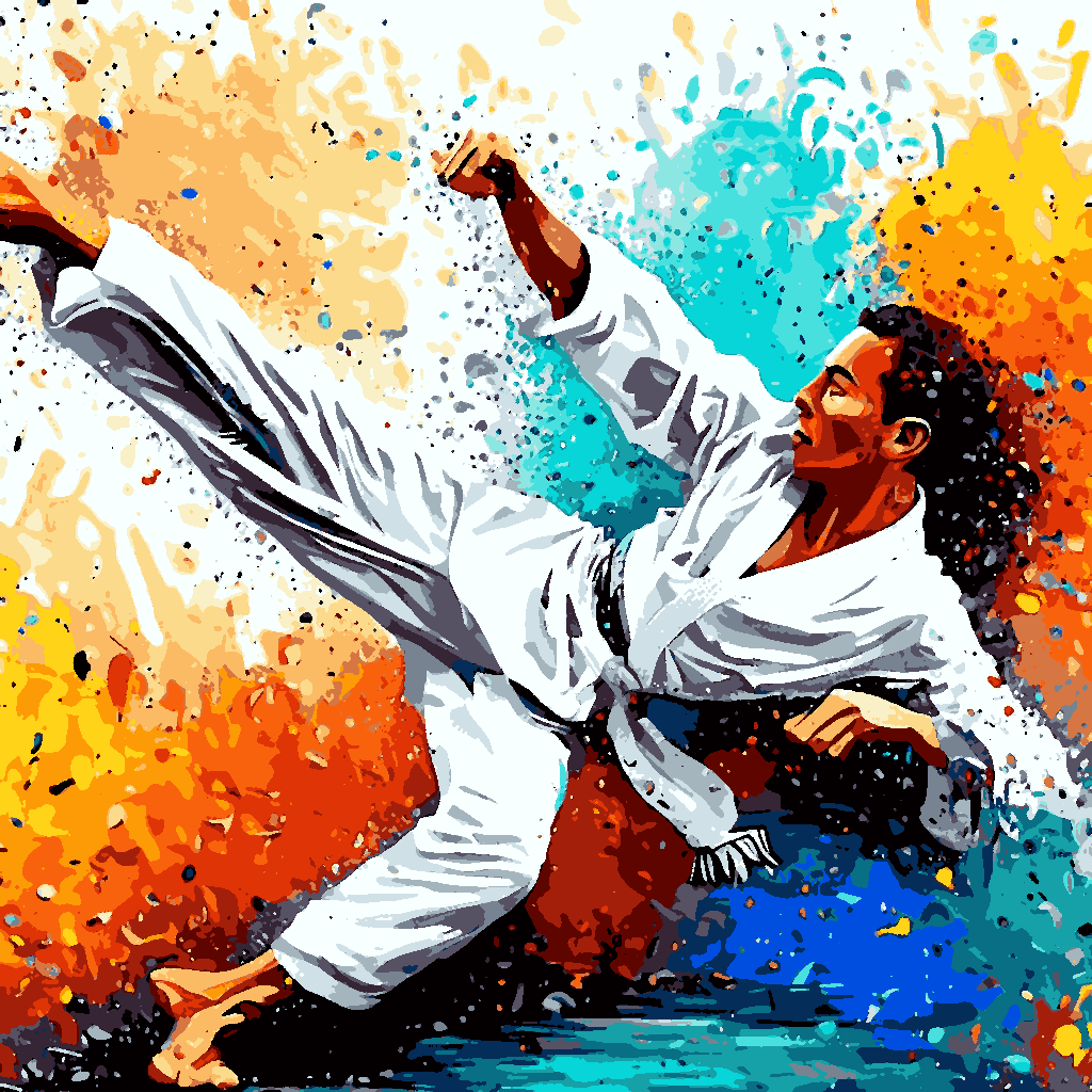 Martial Arts Collection (6) - Van-Go Paint-By-Number Kit