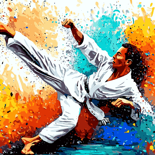 Martial Arts Collection (6) - Van-Go Paint-By-Number Kit