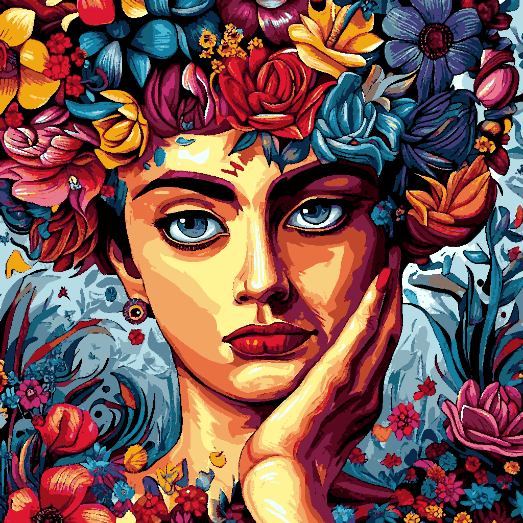 Mix of Emotions (4) - Van-Go Paint-By-Number Kit