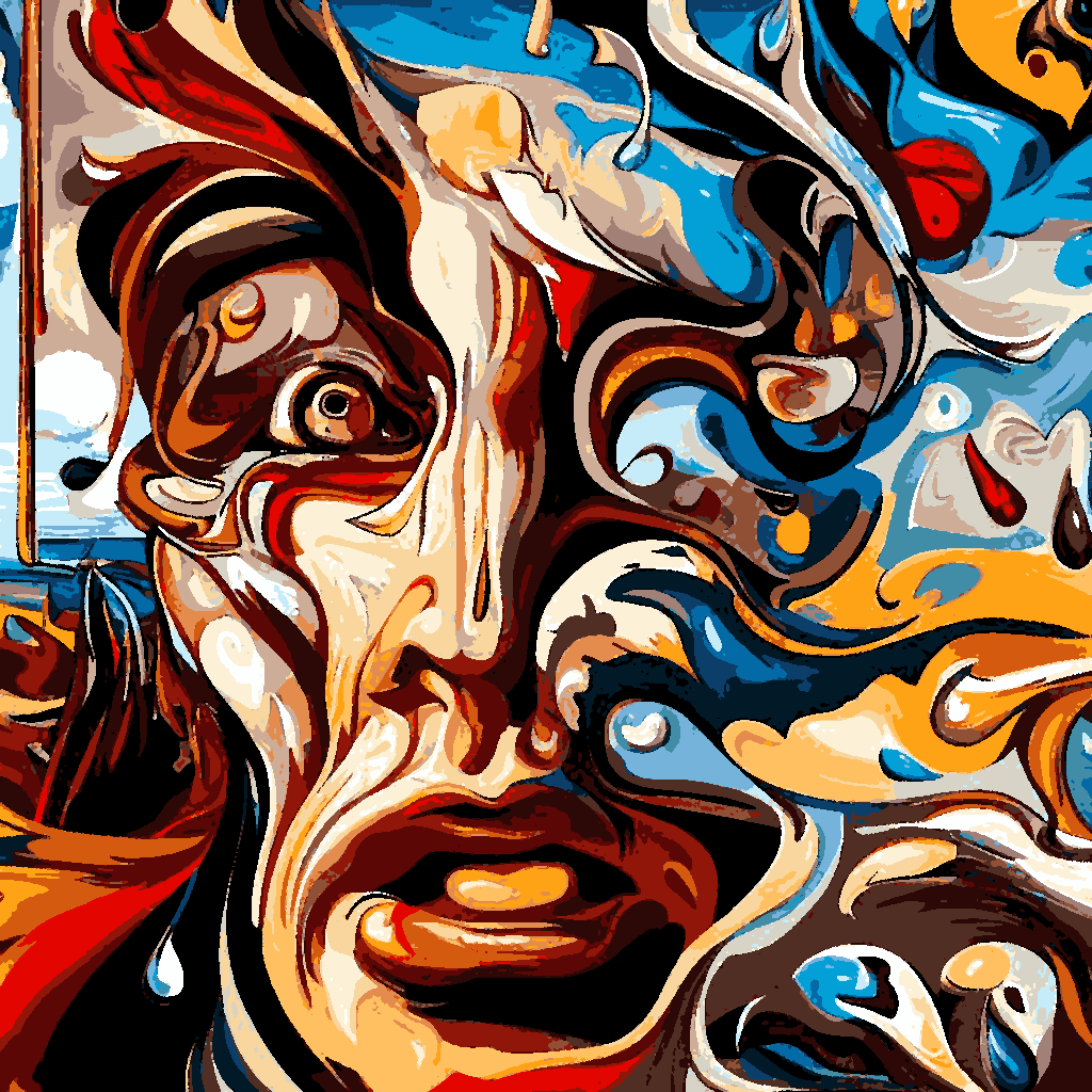 Mix of Emotions (2) - Van-Go Paint-By-Number Kit