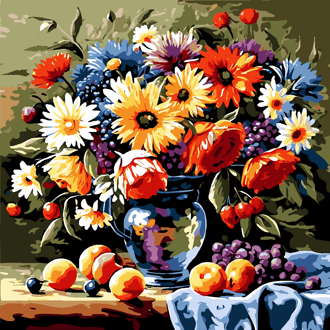 Morning Arrangement (2) - Van-Go Paint-By-Number Kit