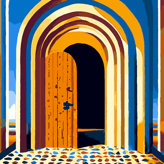 Moroccan Door (3) - Van-Go Paint-By-Number Kit