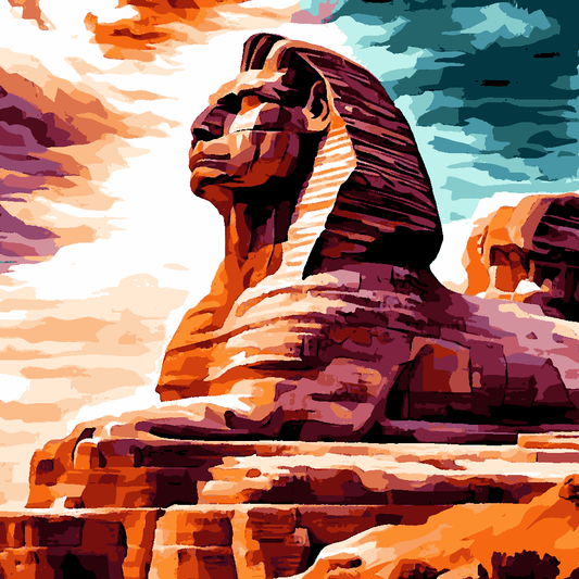 Great Sphinx of Giza (1) - Van-Go Paint-By-Number Kit