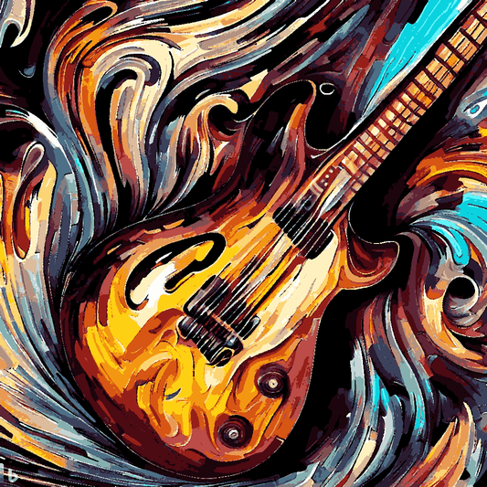 Guitar Illusions (1) - Van-Go Paint-By-Number