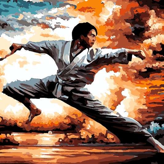 Martial Arts Collection (3) - Van-Go Paint-By-Number Kit