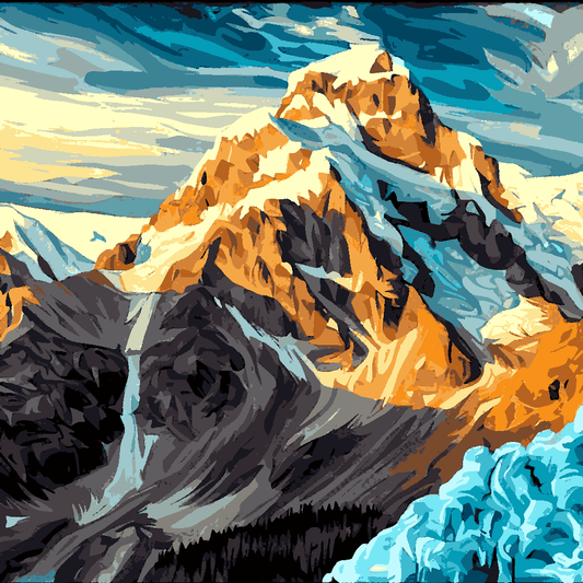 Mount Everest (1) - Van-Go Paint-By-Number Kit