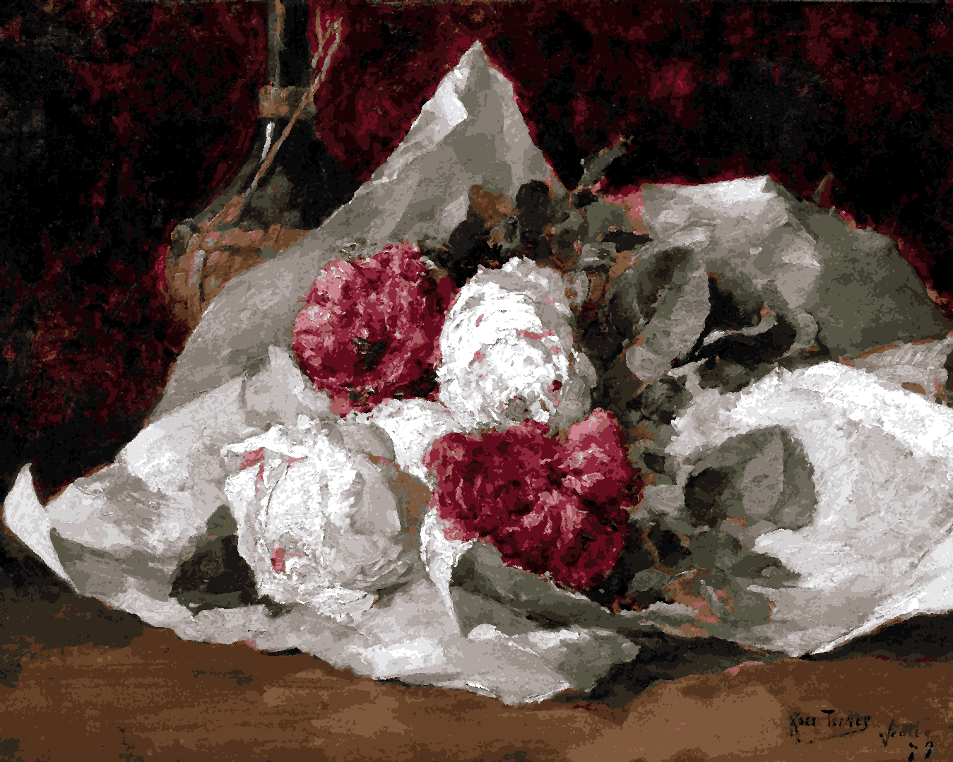 Bouquet of Roses by Ross Sterling Turner - Van-Go Paint-By-Number Kit