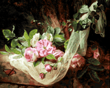 Still Life With Roses On A Forest Floor by Andreas Lach - Van-Go Paint-By-Number Kit